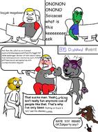 angry artist:unknown award brown_skin comic comic_sans computer discord fat frog furry glasses green_skin grey_skin jakparty_soy nate nerd open_mouth ozzy pepe purple_eyes soot_colors stonetoss trend:jartycuck white_skin // 2268x3062 // 375.0KB