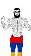 armenia beard buff chud flag:armenia hairy muscles muscular_male variant:chudjak // 1080x1927 // 418.7KB