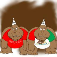 2soyjaks angry biting_lip brown_skin clothes fat foot full_body mexico nigger obese party_hat poop satoko_houjou(namefag) shart soyjak stubble subvariant:meximutt_front variant:meximutt volker41(namefag) // 1000x1000 // 346.2KB