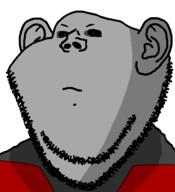 alien angry beard black_sclera closed_mouth dragon_ball dragon_ball_super ear grey_alien grey_skin jiren transparent transparent_background variant:impish_soyak_ears white_pupils // 598x656 // 10.6KB