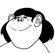 1soyjaks alternate closed_mouth ear female hair mouth_closed no_glasses series:foidjaks smile subvariant:female_impish_ears template transparent_background variant:impish_soyak_ears woman // 836x800 // 14.4KB