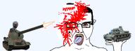ack gigachad gore panzer shooting soviet_soldier t-34-85 tank variant:chudjak // 2467x938 // 819.0KB
