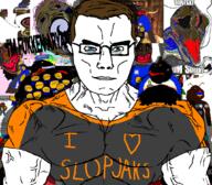 armenia award black_skin blue_eyes brown_hair brown_troonjak caesar's_legion caesar_(fallout_character) dan dark_skin distorted god_tier_wojack i_love italy jake jakparty_soy liquify_tool meta:tagme red_lips slopjak soybooru speech_bubble subvariant:chudjak_front subvariant:muscular_chud subvariant:obsessedchud tranny transgender_flag variant:bernd variant:chudjak variant:meximutt // 1059x929 // 563.0KB