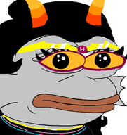 amphibian clothes eyelashes feferi_peixes female frog gills gold grey_skin hair homestuck horn jewelry nas:pepe necklace pepe_the_frog pisces troll_(homestuck) yellow_sclera zodiac // 720x765 // 18.6KB