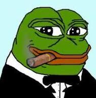 amphibian cigar frog green_skin nas:pepe pepe_the_frog smoke smoking tuxedo // 223x226 // 8.4KB amphibian cigar frog green_skin nas:pepe pepe_the_frog smoke smoking tuxedo // 223x226 // 8.4KB