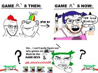 4chan acne angry anime arm badge blue_hair cap child closed_mouth clothes coal confused crying distorted ear glasses green_hair hair hand hat holding_object hrt its_da_jooz meds multiple_soyjaks mustache oldfag open_mouth propeller_hat smile smug soyjak stubble subvariant:fingerboy subvariant:massjak subvariant:pol_face subvariant:wholesome_soyjak text thick_eyebrows tranny tshirt v_(4chan) variant:a24_slowburn_soyjak variant:chudjak variant:el_perro_rabioso variant:feraljak variant:gapejak variant:soyak video_game white_skin yotsoyba // 958x708 // 186.1KB