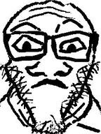 closed_mouth distorted glasses neutral soyjak stubble template variant:markiplier_soyjak // 220x294 // 24.9KB