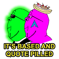 admin arch_linux bald banana banana_split_ice_cream clothes datamining glasses glove glowing green_skin its_too_christpilled looking_to_the_left purple_skin quote_(user) series:its_based_and_christpilled smile soyjak stubble subvariant:gapejak_side subvariant:side_wholesome_soyjak subvariant:wholesome_soyjak suit text tinted_glasses trend:glowie variant:gapejak white_background // 1000x1000 // 80.0KB