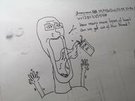 drinking glasses greentext hand hands_up open_mouth redraw soy soyjak stretched_mouth subvariant:soyak_soymilk text variant:soyak // 1280x960 // 92.2KB