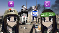 2soyjaks NPU assyria azumanga_daioh christian_cross christianity clothes cross crying emoticon flag flag:Aramean-Syriac flag:Assyria flag:isis flag:israel flag:palestine hamas hanged hanging hat headband helmet irl_background isis islam islamic islamic_state israel jews kasuga_ayumu military_hat military_uniform militia mouth_open nineveh nineveh_plains_protection_units orthodox_cross palestine red_eyes star_and_crescent stubble // 1920x1080 // 298.8KB