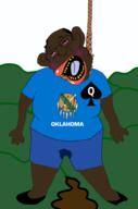 ack bad_teeth bloodshot_eyes brap brown_skin fart hanging mutt oklahoma rope suicide variant:bernd // 1834x2771 // 1.1MB