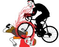 bicycle bleeding_wound blood booru.soy brown_hair crazed dan dead decapitated decapitation kill killing murder soybooru variant:chudjak variant:feraljak // 1000x800 // 162.0KB