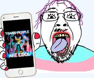 flag:transgender_pride_flag phone sega shadow shadow_the_hedgehog sonic sonic_the_hedgehog tranny transgender_flag troon troonella troonslop variant:bernd // 921x763 // 444.2KB