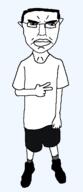 chud closed_mouth drain_gang full_body glasses hair hand millions_must_die subvariant:pol_face subvariant:unbotheredchud template transparent_background variant:chudjak // 549x1268 // 17.3KB