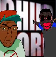 boyfriend_(friday_night_funkin') fnf_pedo nigger pedophile pointing shitskin subvariant:jartycuck trend:jartycuck trend:slopjak undusted_variant variant:chudjak variant:two_pointing_soyjaks ‘p // 983x997 // 424.0KB