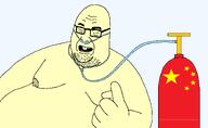 angry asian beard buck_teeth china eyebrows fat flag:china looking_at_you narrow_eyes nasal_cannula oxygen_cylinder pointing transparent_background variant:whalejak yellow_skin // 1461x900 // 44.3KB