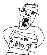 arm glasses hair hand holding_object nintendo nintendo_switch open_mouth soyjak stubble tongue variant:unknown video_game // 453x534 // 25.2KB