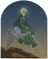 admin_6 admin_thrembo angry classical_art_parody glasses smile stubble subvariant:wholesome_soyjak variant:gapejak wing // 1113x1362 // 757.6KB