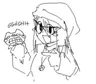 2soyjaks artist:ozae clothes glasses hair holding_object mametchi necklace variant:mameson variant:soytan // 326x283 // 4.3KB