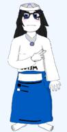 arm beanie blue_eyes blush closed_mouth clothes full_body glasses hair hand judaism kikecoaler_(namefag) necklace nintendo nintendo_switch star_of_david subvariant:ms_shekelberg subvariant:unbotheredchud unbothered variant:soytan video_game // 1124x2196 // 62.3KB
