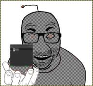 antenna computer distorted glasses grey_skin hand perro_hold photoshop png reddit redditard soyjak stubble variant:el_perro_rabioso // 434x403 // 62.8KB