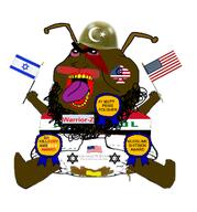 Warrior-Z(user) ack angry award flag:iraq flag:israel flag:united_states namefag_drama subvariant:pissbaby // 1244x1333 // 638.9KB