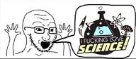 glasses hand hands_up i_fucking_love_science open_mouth soyjak speech_bubble stubble text variant:soyak // 823x361 // 285.5KB