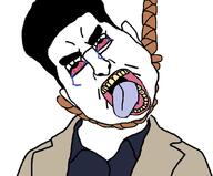 ack angry clothes death drew_pavlou fat glasses hanging obese rope serious stare suicide variant:pavloujak // 1135x938 // 387.1KB