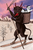 background christmas crying full_body glasses goat hairy horror house krampus monster multiple_soyjaks red_eyes sad scary snow snowboarding stubble subvariant:chudjak_front tongue tranny tree variant:bernd variant:chudjak // 1657x2500 // 4.3MB
