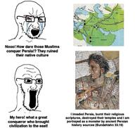 alexander_the_great bloodshot_eyes bundahishn crying glasses iran islam map open_mouth persian place_japan soyjak stretched_mouth stubble text variant:soyak // 1200x1139 // 225.0KB
