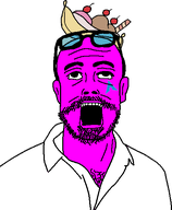 1soyjaks arch_linux banana_split banana_split_ice_cream blue_glasses gaping_mouth glasses luke_smith lute lute_(user) oc quote quote_(user) quote_admin stubble subvariant:lutejak tattoo variant:a24_slowburn_soyjak white_shirt // 439x535 // 18.0KB