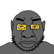 admin beard glasses grey_skin soot soyjak_party stubble variant:quanjak // 640x640 // 8.8KB