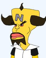 angry beard big_head clothes crash_bandicoot glove hair n neo_cortex scientist subvariant:brazilmutt transparent_background variant:meximutt video_game villan yellow_skin // 888x1118 // 25.2KB