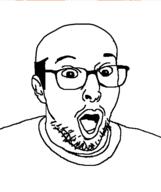 balding clothes ear glasses hair soyjak stubble variant:unknown // 486x581 // 57.4KB