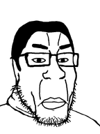 34 glasses hair stubble subvariant:chudplier subvariant:threefourthschudplier subvariant:threefourthsplier template variant:chudjak variant:markiplier_soyjak white_skin // 600x800 // 15.6KB