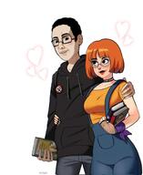 adolf_hitler arm arthoe astrology badge blush book choker clothes ear female femjak fishnet freckles glasses hair hand heart holding_book holding_object hoodie jeans leg love mein_kampf nazism occult orange_hair overalls pentagram redraw soyjak swastika variant:chudjak // 1048x1280 // 147.0KB