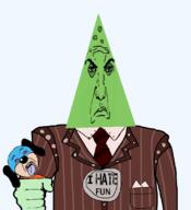 2soyjaks ack big_cheese(toontown) blue_fur blue_skin clothes cog dead dog ear flippy green_eyes green_skin i_hate necktie open_mouth subvariant:science_lover suit tear toon toontown toontown_online tto variant:bernd variant:markiplier_soyjak videogame // 1000x1100 // 178.5KB