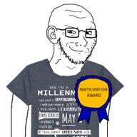 award closed_mouth cryptocurrency millenial millennial smug soyjak stubble text variant:soyak // 600x600 // 255.7KB