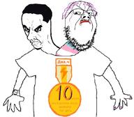 2ch 2ch.hk 2soyjaks abu angry arm badge closed_mouth clothes dvach flag frown get_along_shirt glasses hair hand mustache oldfag purple_hair sosach soyjak stubble subvariant:chudjak_seething tranny tshirt variant:chudjak variant:gapejak watch // 800x700 // 53.8KB