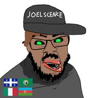 ascence_(user) azerbaijan brown_hair brown_skin cap clothes green_eyes hat italy joel_(user) merge quebec sweating variant:feraljak washington // 1500x1500 // 113.4KB