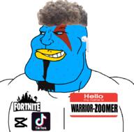 Warrior-Z(user) beak bird capcut fortnite hello_my_name_is_(sticker) kratos series:keep_raging_on_them series:x_inmigrants smug tiktok twitter zoomer zoomer_hair // 886x872 // 225.2KB