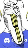 clothes discord glasses hair large_nose smug soyjak stubble text variant:markiplier_soyjak2 yellow_teeth // 809x1392 // 102.5KB