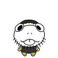 buck_teeth closed_mouth dark_hair deltarune glasses grey grey_shirt lars noelle_holiday smile soyjak stubble swinny swinnycuck teeth template variant:uglyfuckingthing video_game yellow yellow_shirt // 1000x1000 // 36.7KB