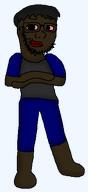artist:crimsonvoidhydra1488 brown_skin crossed_arms glasses hair jartycuck jartynigger redraw shitskin smug that_one_fucking_picture_of_nate_being_a_smug_little_bastard variant:soyak // 240x521 // 12.8KB