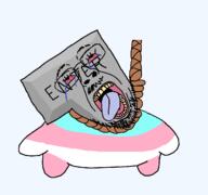 anhero bloodshot_eyes crying enter_(key) fail hanging series:objakt soyjak text tranny variant:bernd // 1300x1218 // 40.8KB