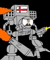 alfietheboorufag_(user) black_hood black_jacket clean_shaven cross england fire flag:england glasses green_eyes hair hoodie machine_gun mech meta:op_took_a_selfie_of_xerself missile no_stubble open_mouth rocket shaved subvariant:euromutt variant:markiplier_soyjak white_skin // 432x518 // 22.7KB