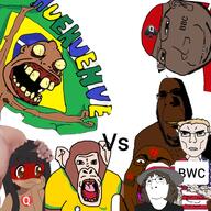 bbc black_skin blood brasil brazil bwc clothes durag ear eua eyelids flag flag:brazil flag:united_states gang glasses hat kuruminha queen_of_hearts queen_of_spades red small_eyes smile soyjak stubble subvariant:female_cobson subvariant:hornyson subvariant:massjak subvariant:unbotheredchud subvariant:wholesome_soyjak variant:chudjak variant:chugsjak variant:cobson variant:gapejak variant:monkeyjak vs // 960x960 // 499.6KB