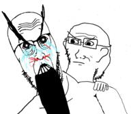 angry bloodshot_eyes crying frown hand_on_shoulder implied_rape rape sex stubble variant:backjack variant:cobbert // 457x396 // 62.0KB