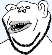amerimutt black_sclera ear lips mutt open_mouth soyjak stubble subvariant:impish_amerimutt template transparent_background variant:impish_soyak_ears white_skin // 598x628 // 16.0KB
