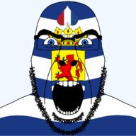 angry animal bbc beard crown facial_mark flag flag:netherlands flag:zeeland forehead_mark glasses lion looking_at_you netherlands open_mouth queen_of_spades soyjak spade stubble subvariant:cobson_front2 thick_eyebrows transparent transparent_background variant:cobson white_eyes zeeland // 800x800 // 101.8KB